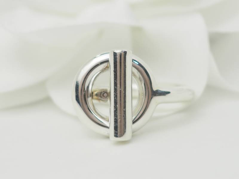 Bague Hermès Echappée en argent 