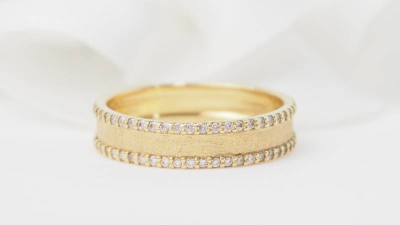 Bague Mauboussin en or jaune et diamants