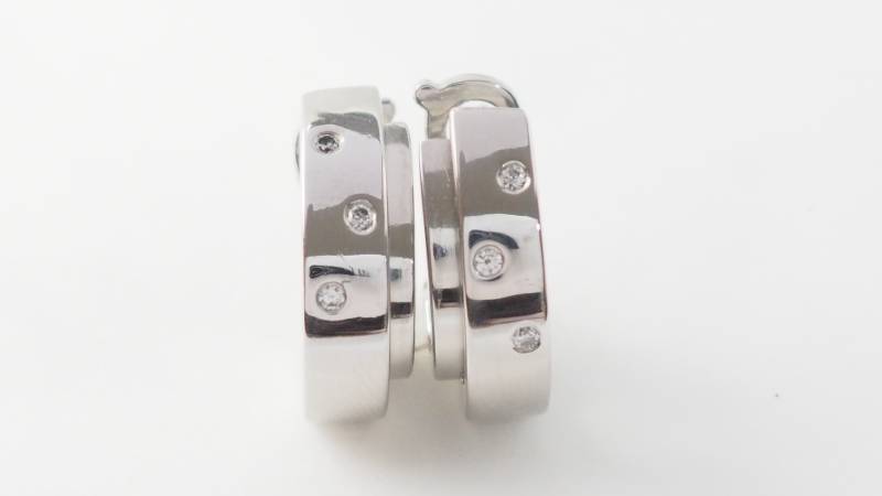 Boucles d'oreilles Piaget Possession en or blanc et diamants en vente à Marseille - rf 32841