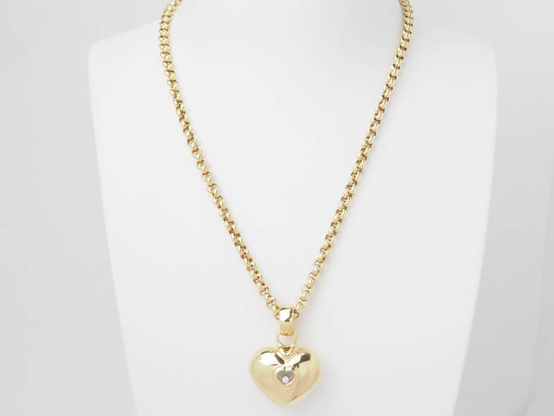 Collier Chopard Happy Diamonds en or jaune en vente à Marseille - rf 33244