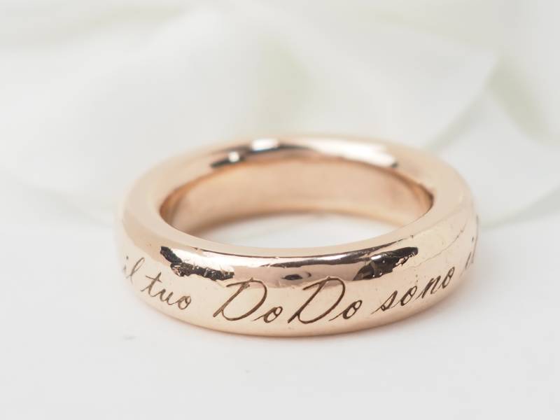 Bague DoDo en or rose en vente à Marseille